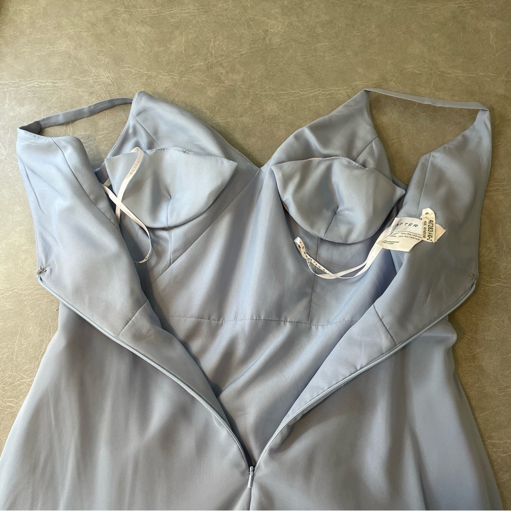 After Six (Bella Bridesmaid) Special Occasion Formal Light Blue Evening Gown - Picture 9 of 10